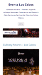 Mobile Screenshot of eventsloscabos.com